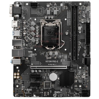 MSI Motherboard H510M PRO-E Intel H510 LGA1200 DDR4 SATA3 10/11th Core i9 i7 i5