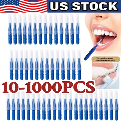 Dental Orthodontic Oral Floss Interdental Brush Lot Toothpick Teeth Cleaning