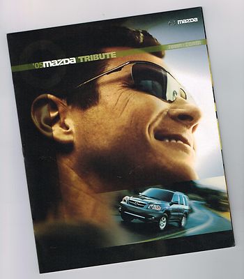 2005 Mazda TRIBUTE SUV Brochure / Catalog with Color Chart: i, S