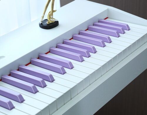 Electric piano Dynamic keyboard 88 key Three pedals purple keys keyboard instrum - Picture 4 of 4