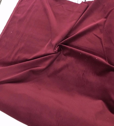 100% ALGODÓN TELA DE TERCIOPELO VINO Suave Disfraces Disfraces Tapicería Cortinas - Imagen 4 de 6