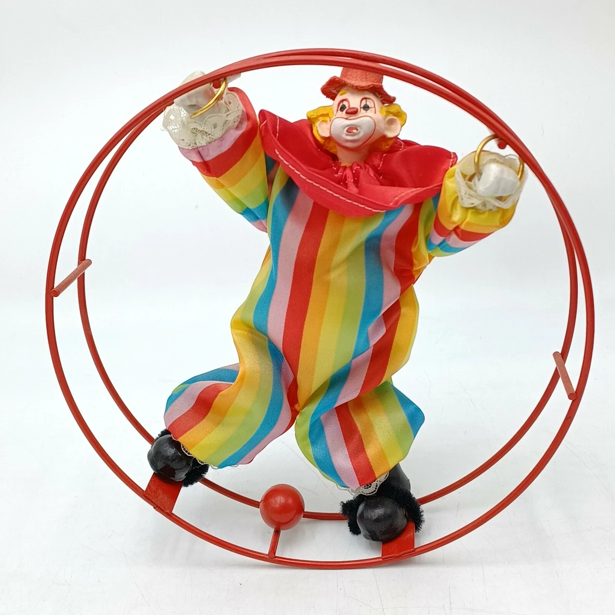 Figurine Quiralu - Clown Triste - Cirque Des Années 1950 - Aluminium Vintage
