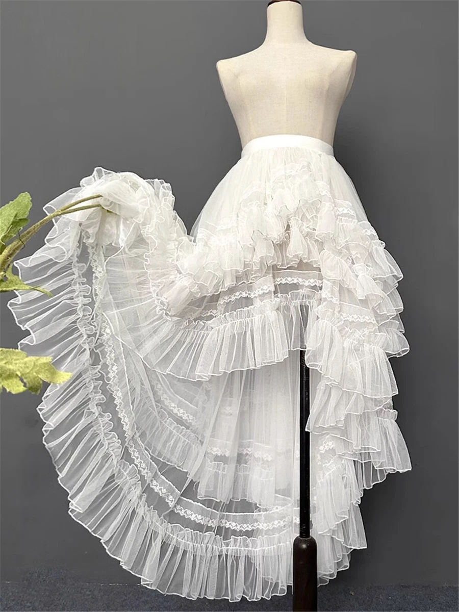 High low tulle skirt up cheap