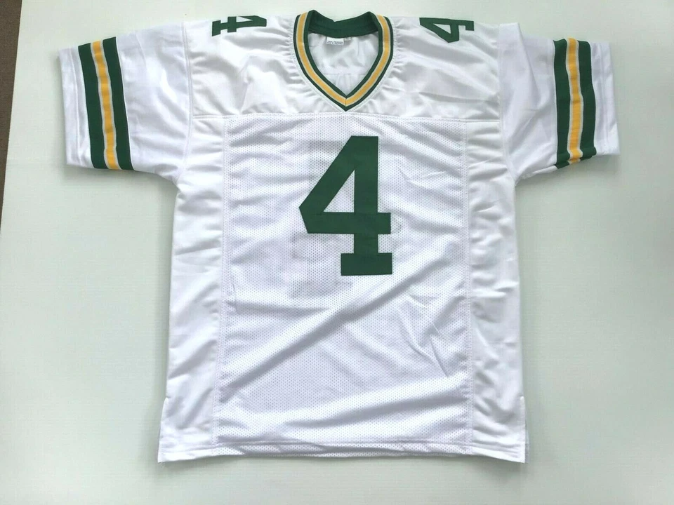 Jersey blanco Brett Favre cosido personalizado sin firmar - M, L, XL, 2XL Foto 2 de 2
