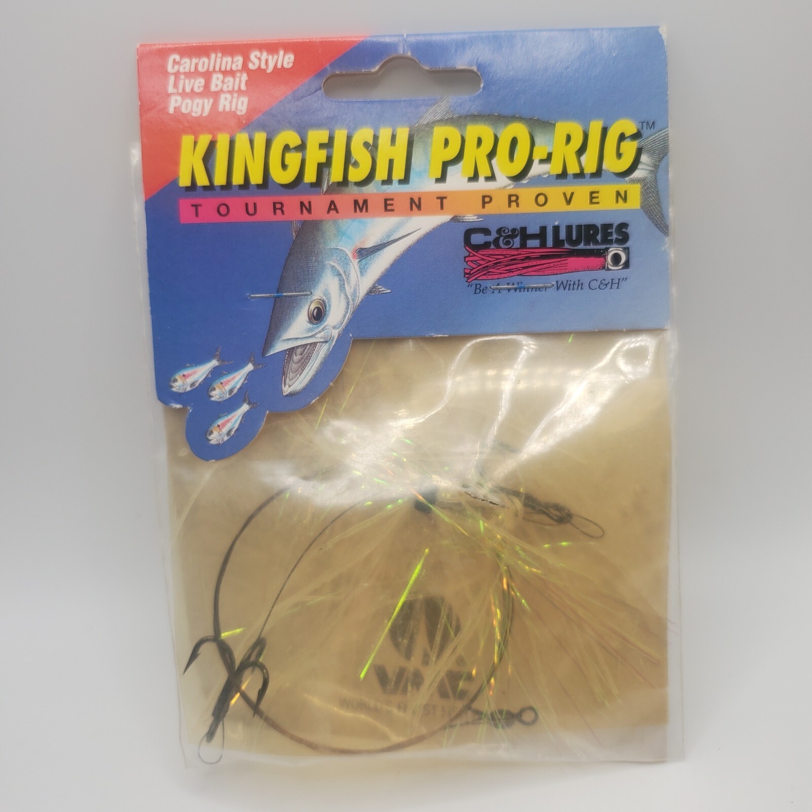 Kingfish Pro-Rig C&H Lures KR26 Carolina Style Live Bait King Pogy Rig ...