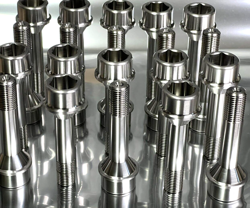 20Pcs Ferrari Titanium Lugs Bolts M14x1.5 62mm for 10mm Spacers - Picture 4 of 17