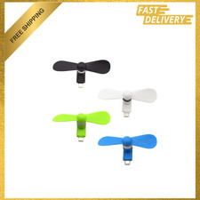 USB Type C Mini Mobile Phone Fan for iPhone 17 16 15 Series 4 Pack, Small