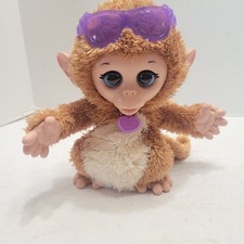 FurReal Friends Baby Cuddles My Giggly Monkey Interactive Pet Hasbro 2013 Works