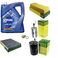 Mann Inspektionspaket 5L Mannol Special Plus 10W-30 FüR Seat Ibiza II 1.8 T 20V