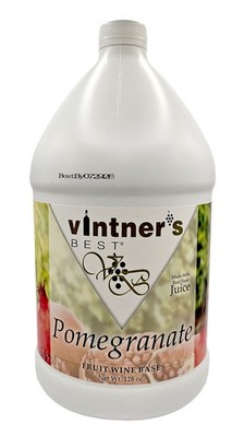 Vintners Best Pomegranate Wine Base 128oz (1 Gallon) Makes 5 Gallons