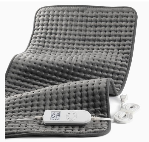Extra Large Electric Heating Pad for Back Pain Relief 17"x33" OPEN BOX