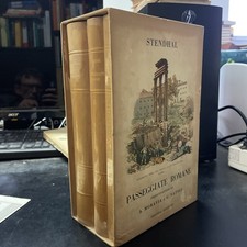 Stendhal Passeggiate Romane 3 Volumi Parenti 1958 Moravia Cofanetto