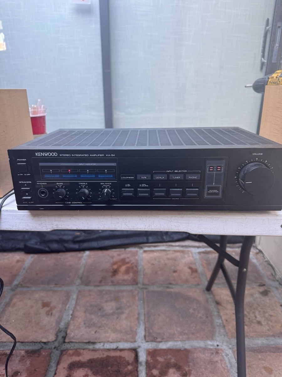kenwood KA-54 stereo integrated amp with phono stage good | eBay