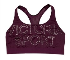 Victoria Sport By Victoria  s Secret The Player Racerback Sports Bra Burgundy L