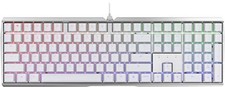 CHERRY WIRED MECHANICAL GAMING KEYBOARD ALUMINUM HOUSING MX RED SWITCHES - WHITE