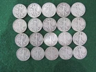 New Listing20 Silver Liberty Walking Half Dollars 1941-1945- Lot 8