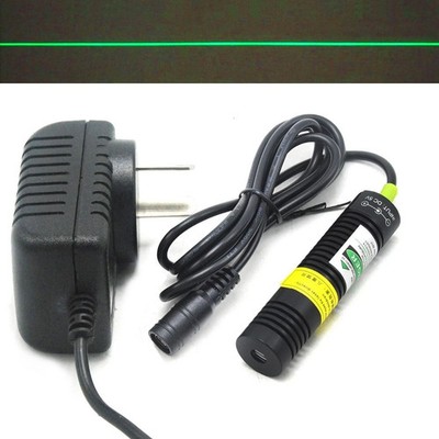 532nm Green 100mW Line Laser Level Woodcut Swamp Haunted House w/ 5V Adapter