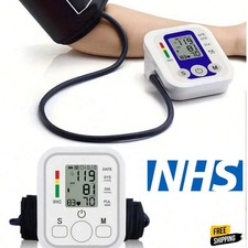 Digital Blood Pressure Monitor LCD Display & Voice Upper Arm Cuff BP Machine UK