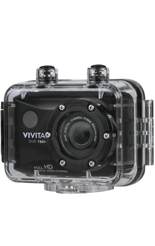 Vivitar DVR786HD Full HD Action Cam Kamera wasserdichte Tasche & Tasche mit Ladegerät - Bild 2 von 19