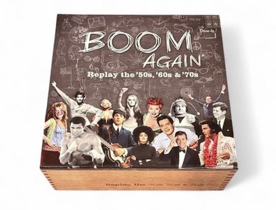 Boom Again Board Game Replay the 50s 60s 70s Complete Trivia Game Baby Boomers
