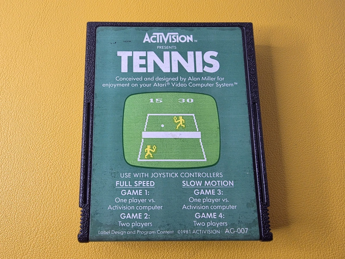 Tennis sur Atari 2600 Jeu Video