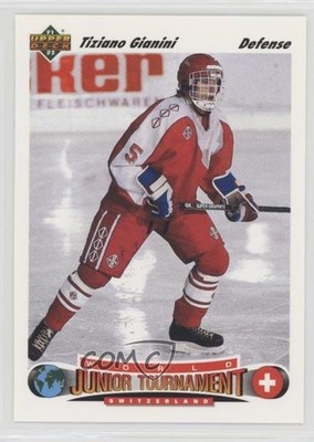 1991-92 Upper Deck UD Logo Hologram Tiziano Gianini #670 Rookie RC 0da0