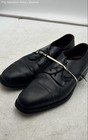 Shimano Mens Black Leather Cap Toe Lace Up Oxford Dress Shoes Size US 9 — photo 2