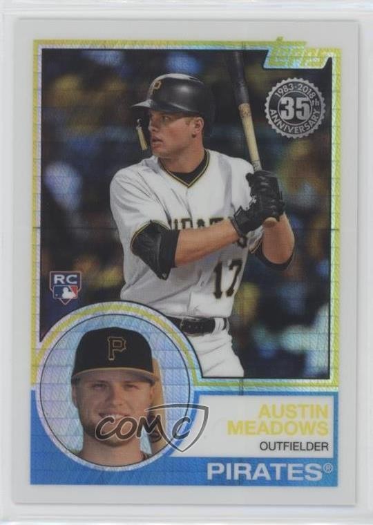2018 Topps Silver Pack 1983 Design Chrome Austin Meadows #109 Rookie RC 2o0