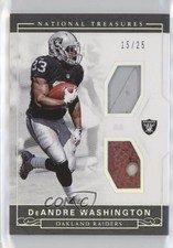 2016 Panini National Treasures Holo Silver 15/25 DeAndre Washington #32 1u0
