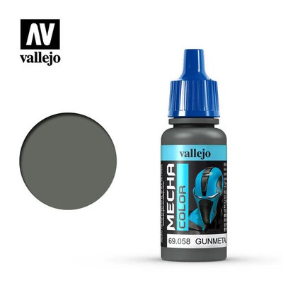 Vallejo Mecha Color 69.058 Gunmetal 17ml Bottle