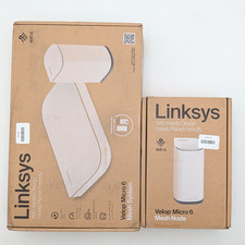 Linksys Velop Dual Band Micro 6 Mesh Router System  Mesh Node  Lot of 2
