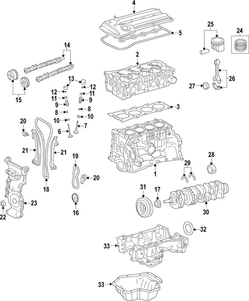 Nissan Sentra 2013-2019 genuino - Junta de culata 11044-3RC0B Foto 2 de 2