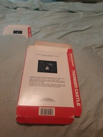 NEW ORIGINAL THUNDER CASTLE BOX for Intellivision - NEVER UNFLATTENED!