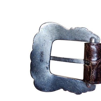 Brighton | Vintage 1996 chrome heart belt Vintage Chrome Heart 1996 Brighton Silver... | Depop main image 4