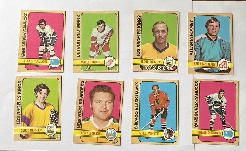 1972-73 Topps Hockey 38 diff. VG-EX w/ stars and HOF'ers