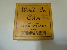 VINTAGE WORLD IN COLOR PRODUCTIONS FJORDS OF NORWAY B&W 8 MM FILM PICTURE