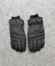 Thinsulate Gloves Mens Large Black Insulated Gripper Palm Winter Ski Outdoor