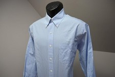Brooks Brothers Dress Shirt REGENT Plaid Supima Stretch Mens Size 15.5-32 Medium