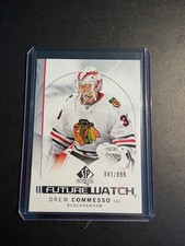 SP AUTHENTIC 2024-25 DREW COMMESSO FUTURE WATCH #/999 HAWKS CHICAGO