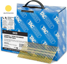 0435 Extra Galvanised Framing Nails 2.9 / 50 Mm, round Head, Screw Shank, 22° In