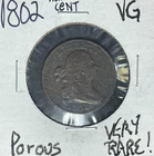 Photo of a 1802-P Half Cent from an eBay sale