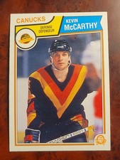1983-84 O-Pee-Chee OPC #356 Kevin McCarthy Vancouver Canucks