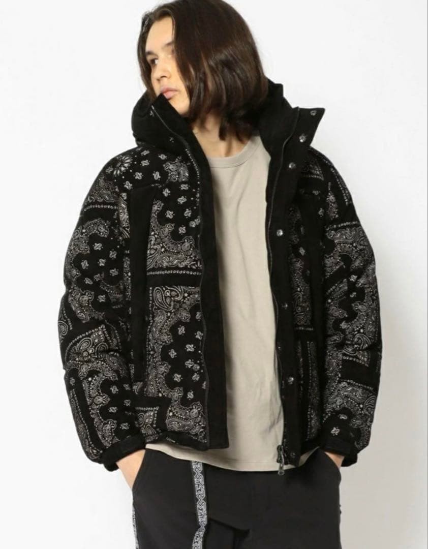 Backlash Kangaroo Leather Down Jacket Large Men's… - image 1