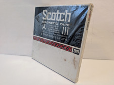 NEW Scotch 111 Magnetic Recording Tape 7" Reel to Reel 1/4  x1200ft