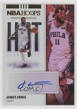 2019-20 Panini NBA Hoops Hot Signatures James Ennis #HS-JEN Auto 9w4