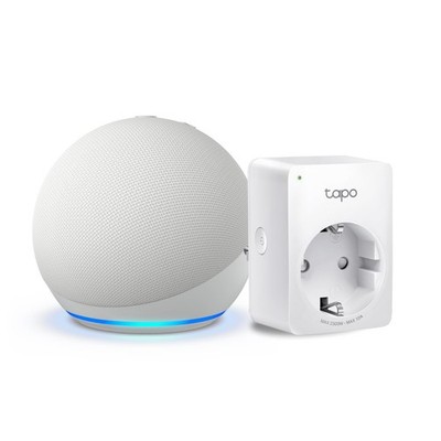 Echo Dot (5 Generation) Weiß TP Link Tapo P110MA WLAN Steckdose mit