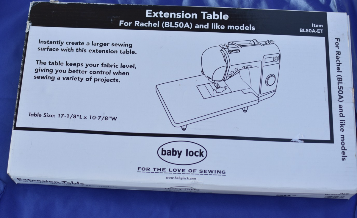BL50A-ET Extension Table - Baby Lock - New, For Rachel BL50A