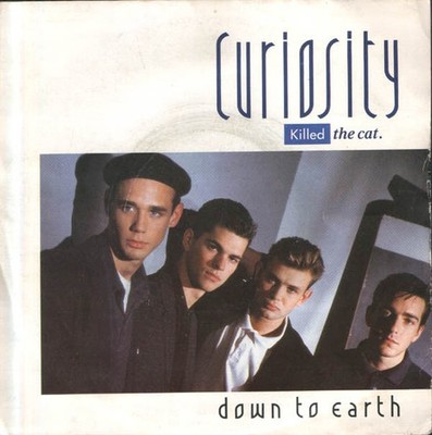 Curiosity Killed The - Down To Earth - Used Vinyl Record 7 - J5783z