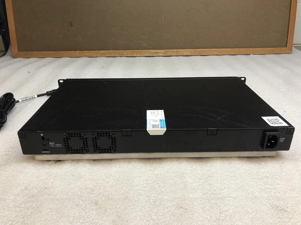 Dell Networking X1052 48 Port Gigabit PoE+ Ethernet Switch w/ Rack Ears - Image 4 of 4