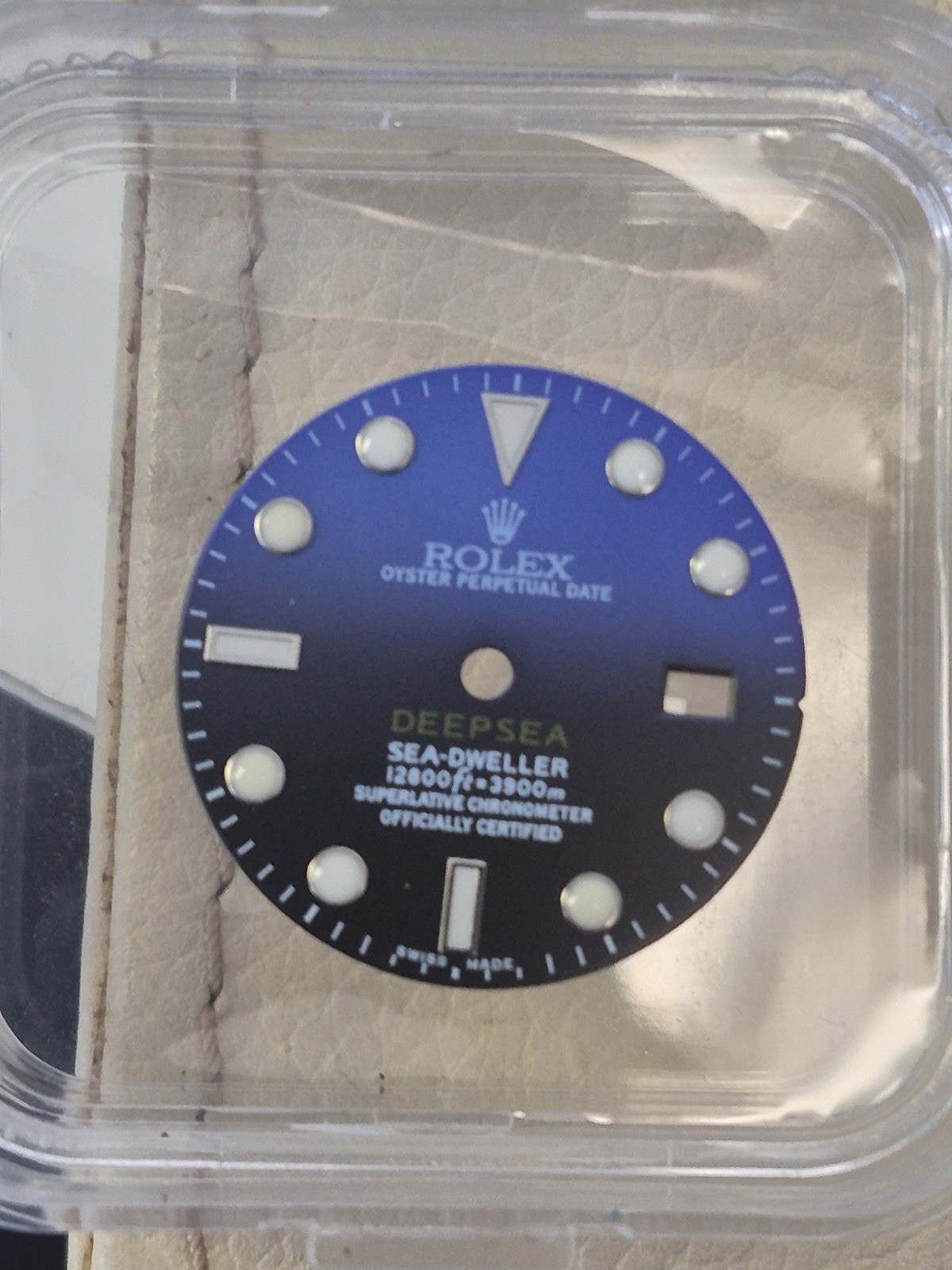 Rolex Deepsea Sea-Dweller blue/black dial, aftermarket